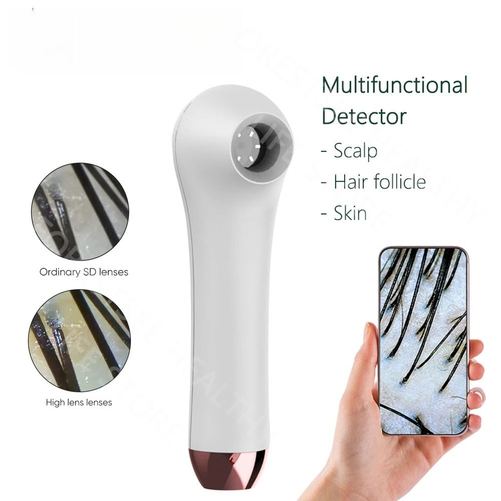 Hair Care Homemade - Domowy skaner skóry HD do dermatologii,