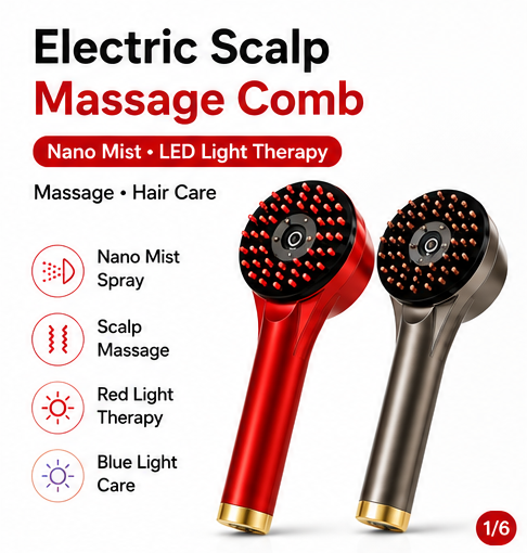 Hair Care Homemade - Elektryczny masażer do skóry głowy 4