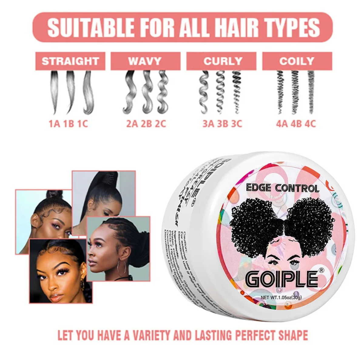 GOIPLE 30g Zestaw do stylizacj – Edge Control Gel recenzja i cena